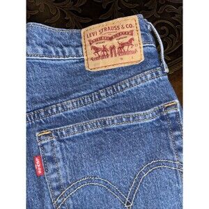 Levi's Premium 501 Original Women Shorts Denim Booty Sz 27 Cut Off Button Fly